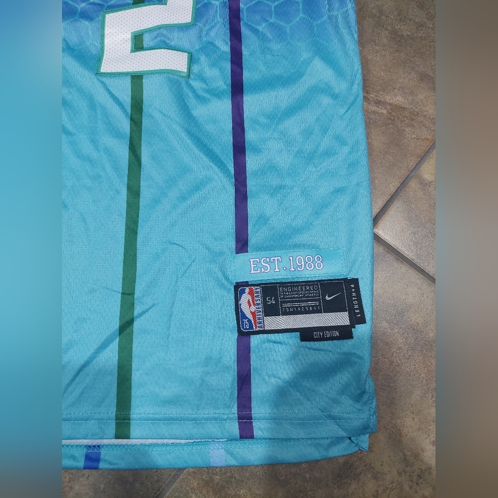Nike 2021-22 Hornets LaMelo Ball City Edition Jersey Men XXL NWT - photo 2