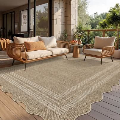 9x12 Area Rug Washable - Modern Geometric, Low Pile