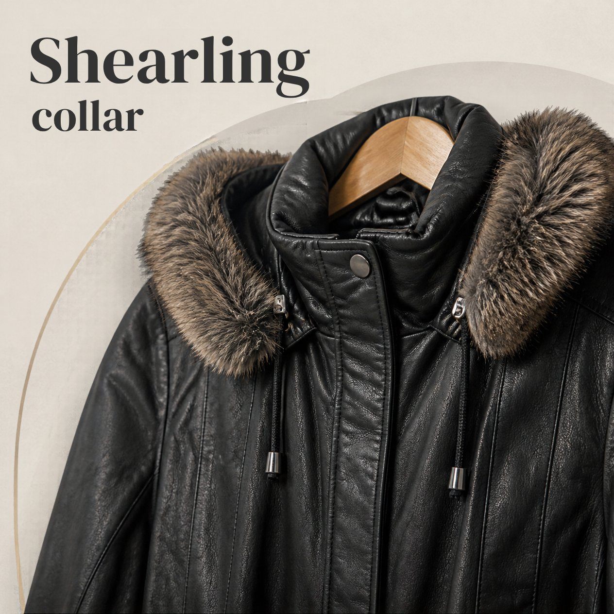 JKT-065 — Women's leather coat — brand new, size L - photo 4