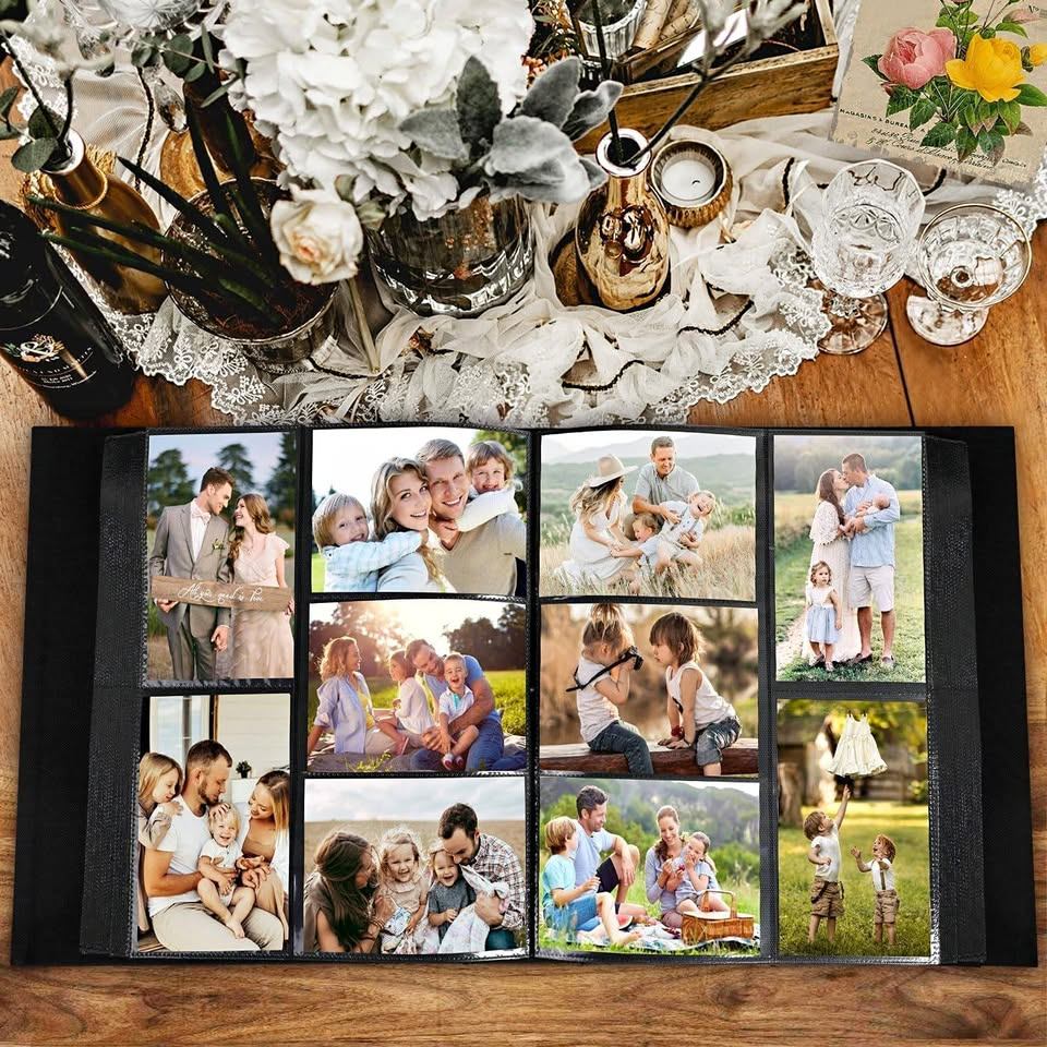 Photo Album 4x6 1000 Pockets, Hard Cover Good For Gifting (New)