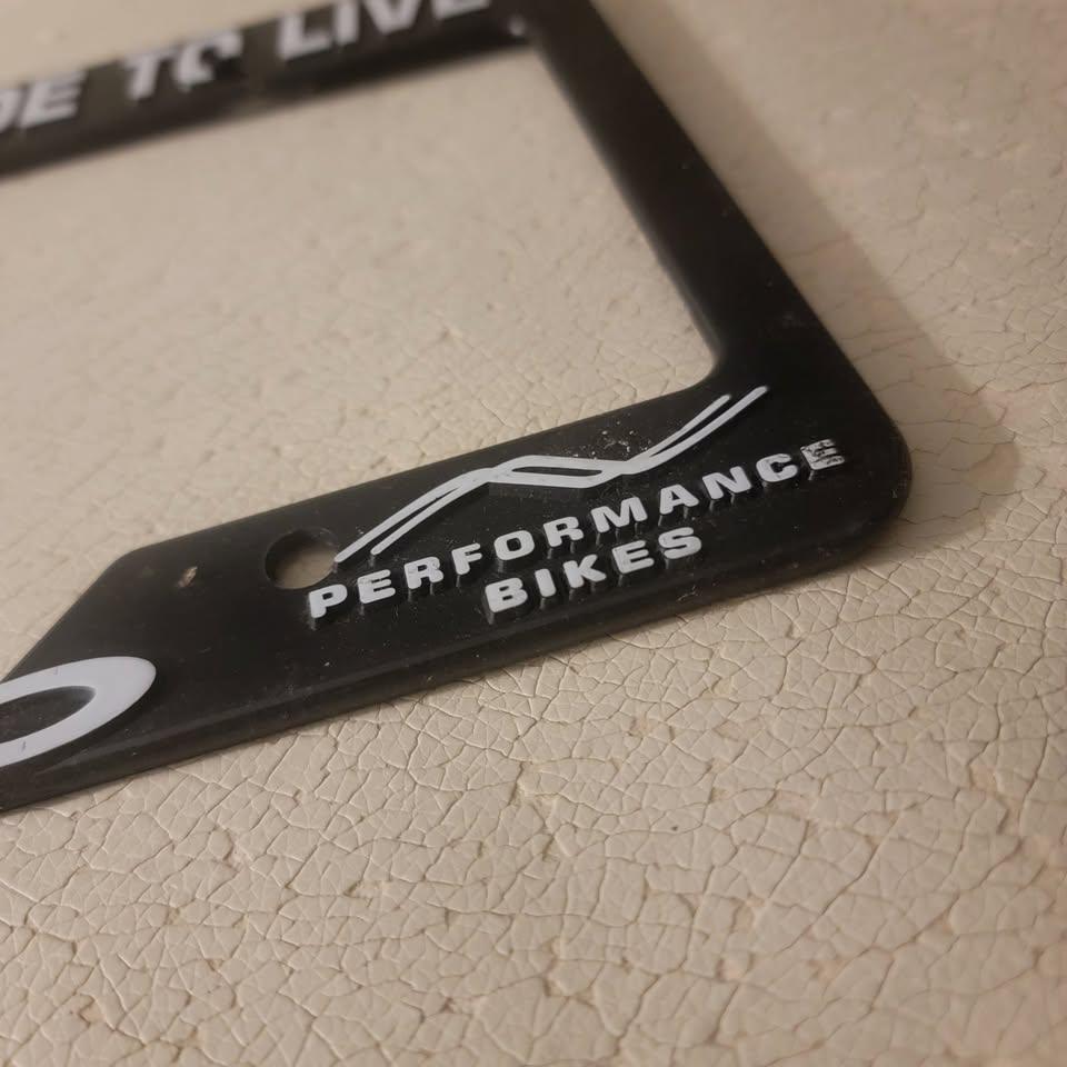 Norco License Plate Frame - Live To Ride Ride To Live - photo 2