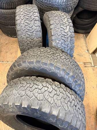 SET of 285/75/16 LT 126/123R BFG All Terrain T/A KO2 w 60% tread