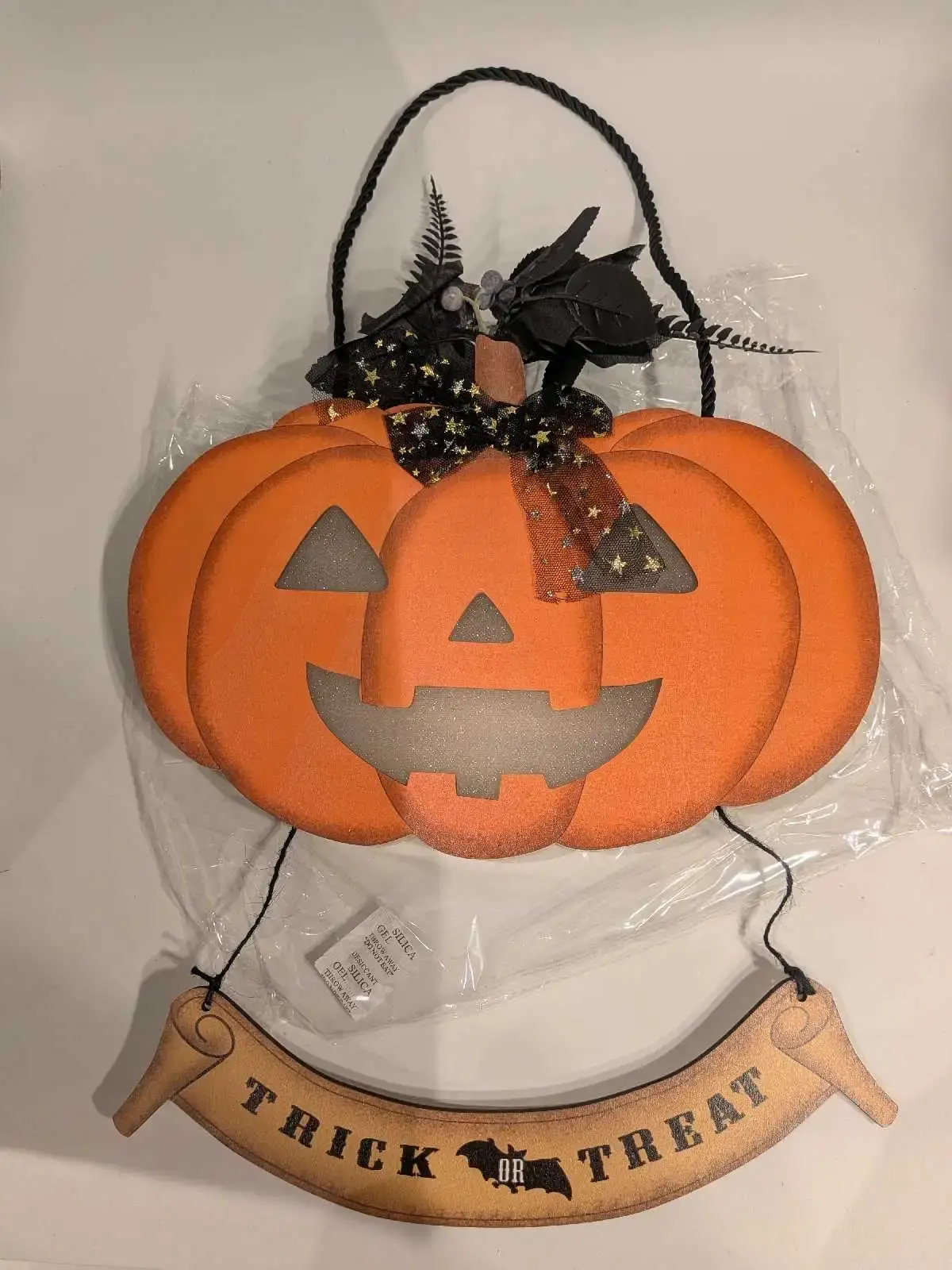 Halloween Pumpkin Wall Hanging Sign