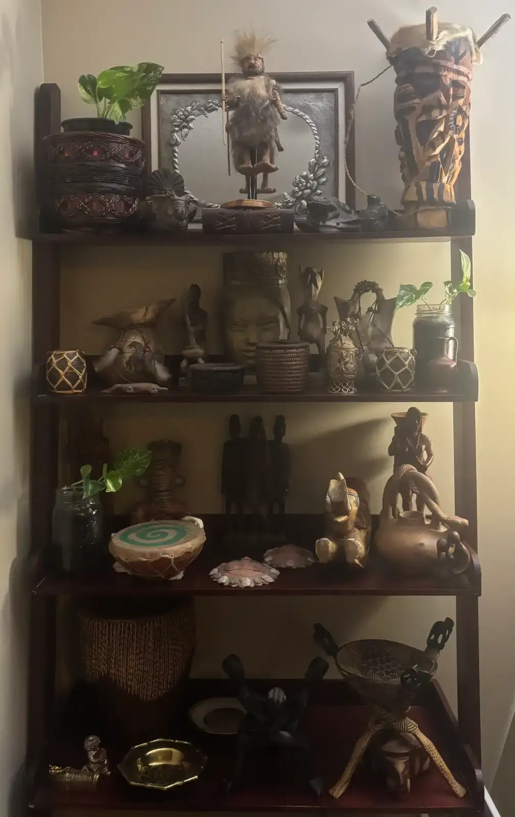 Collectibles Lot — Cultural Handcrafted Pieces, Tribal