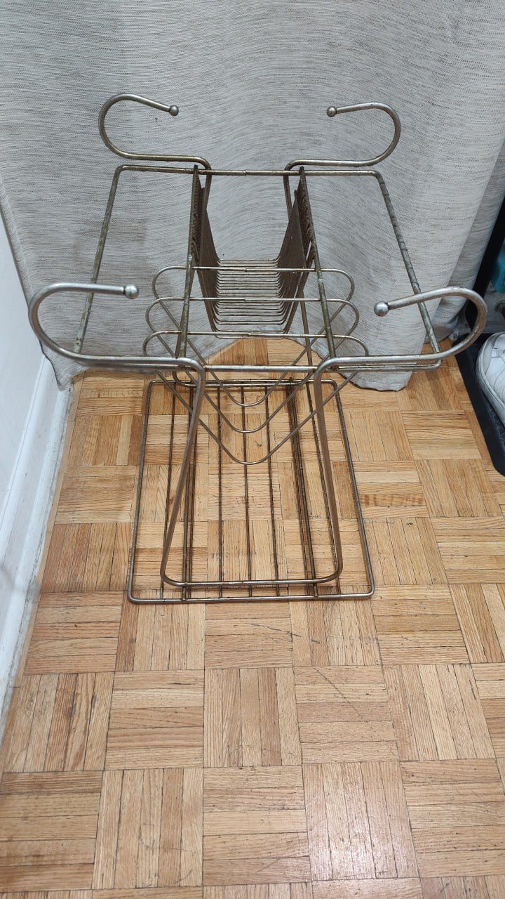 Vintage Mid-Century Vinyl Record Stand / Side Table - photo 4