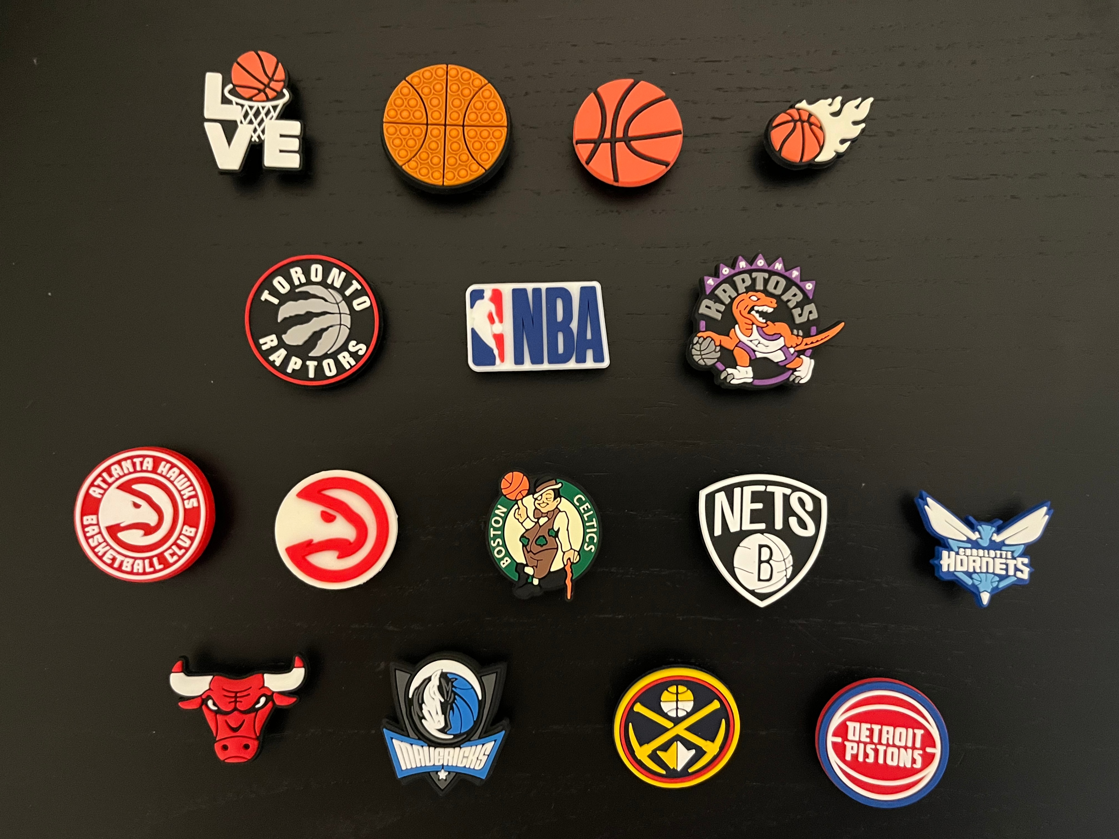 NBA Basketball Raptors Charms