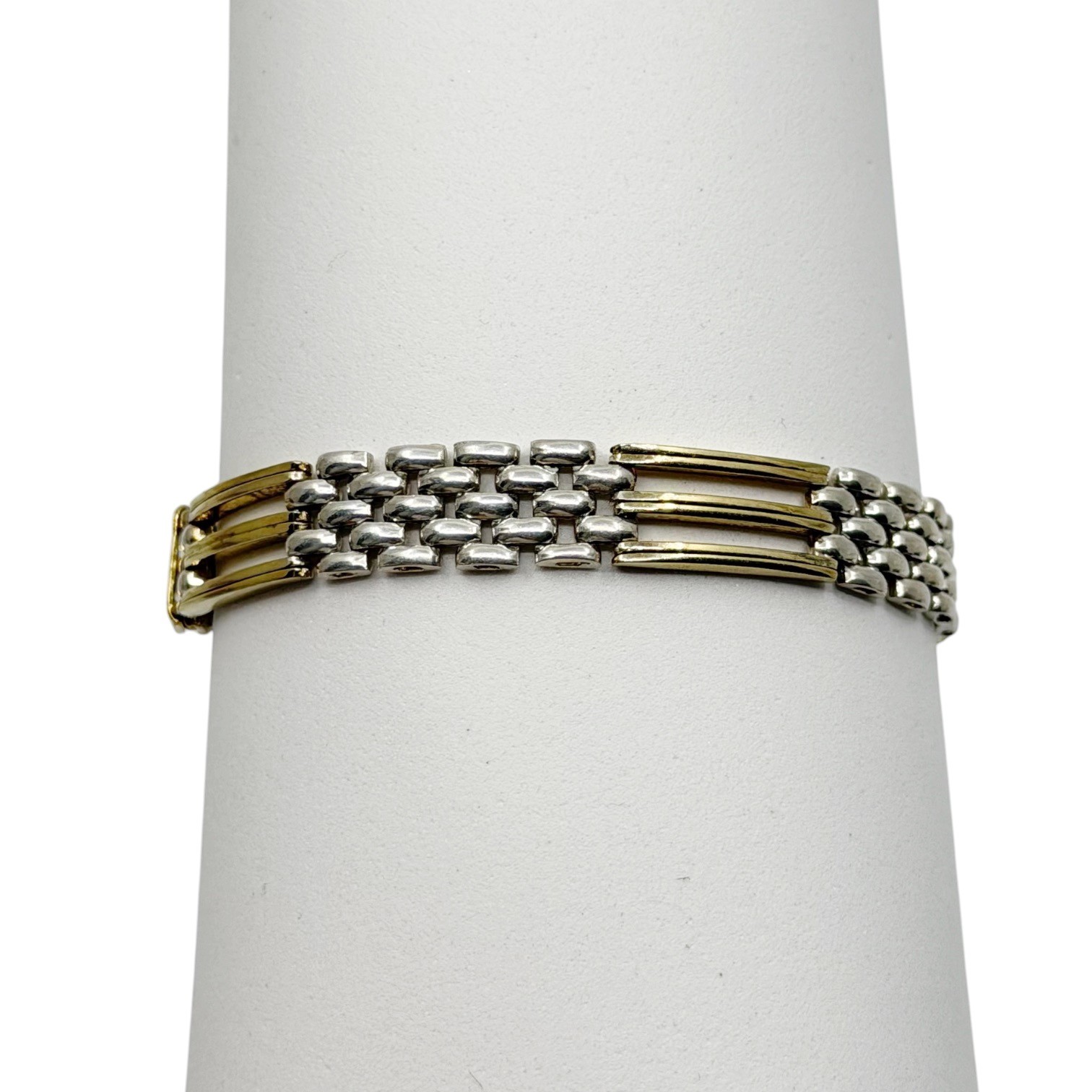 Gold vermeil Sterling silver link bracelet - GM1027