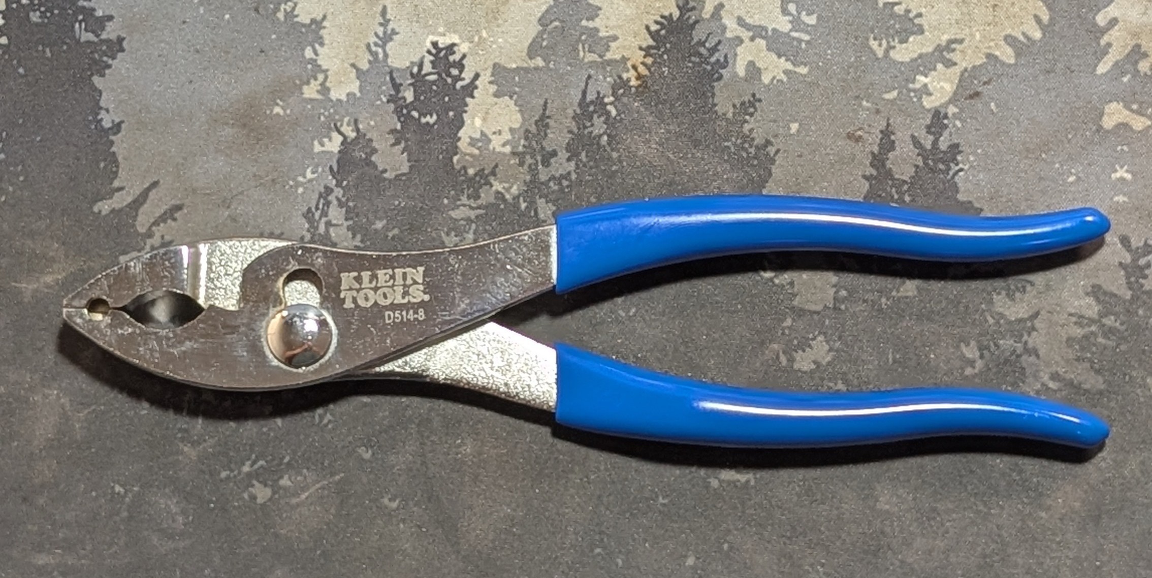 Klein Tools D514-8 Slip Joint Pliers Hose Clamp, 8-Inch