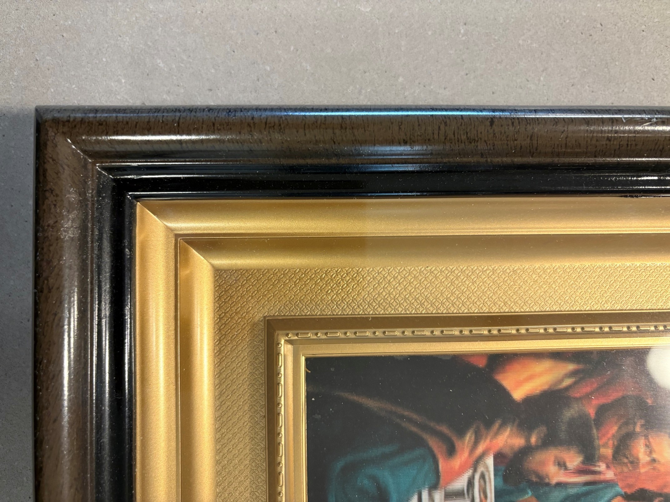 THE LAST SUPPER PRINT WITH CLOCK - photo 2