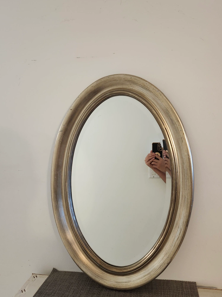 Oval Framed Mirror - photo 4