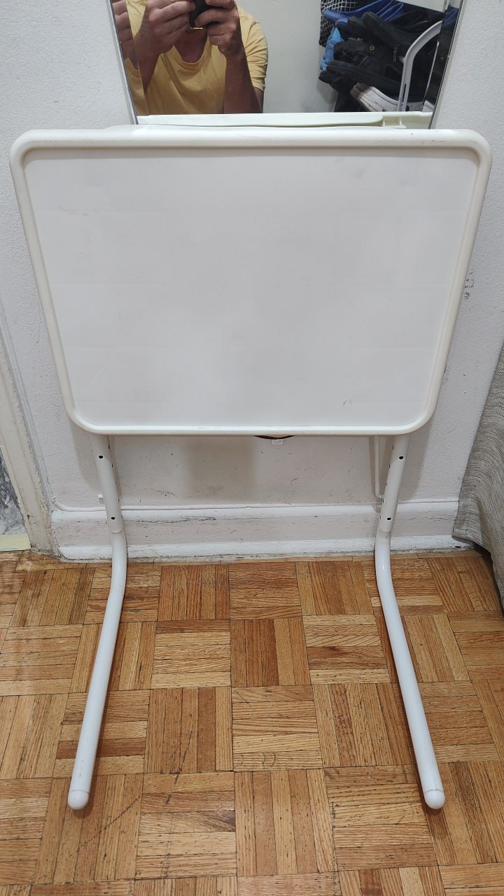 Table Mate II Folding TV Tray Table - Adjustable 15.5"x20.5" - photo 4