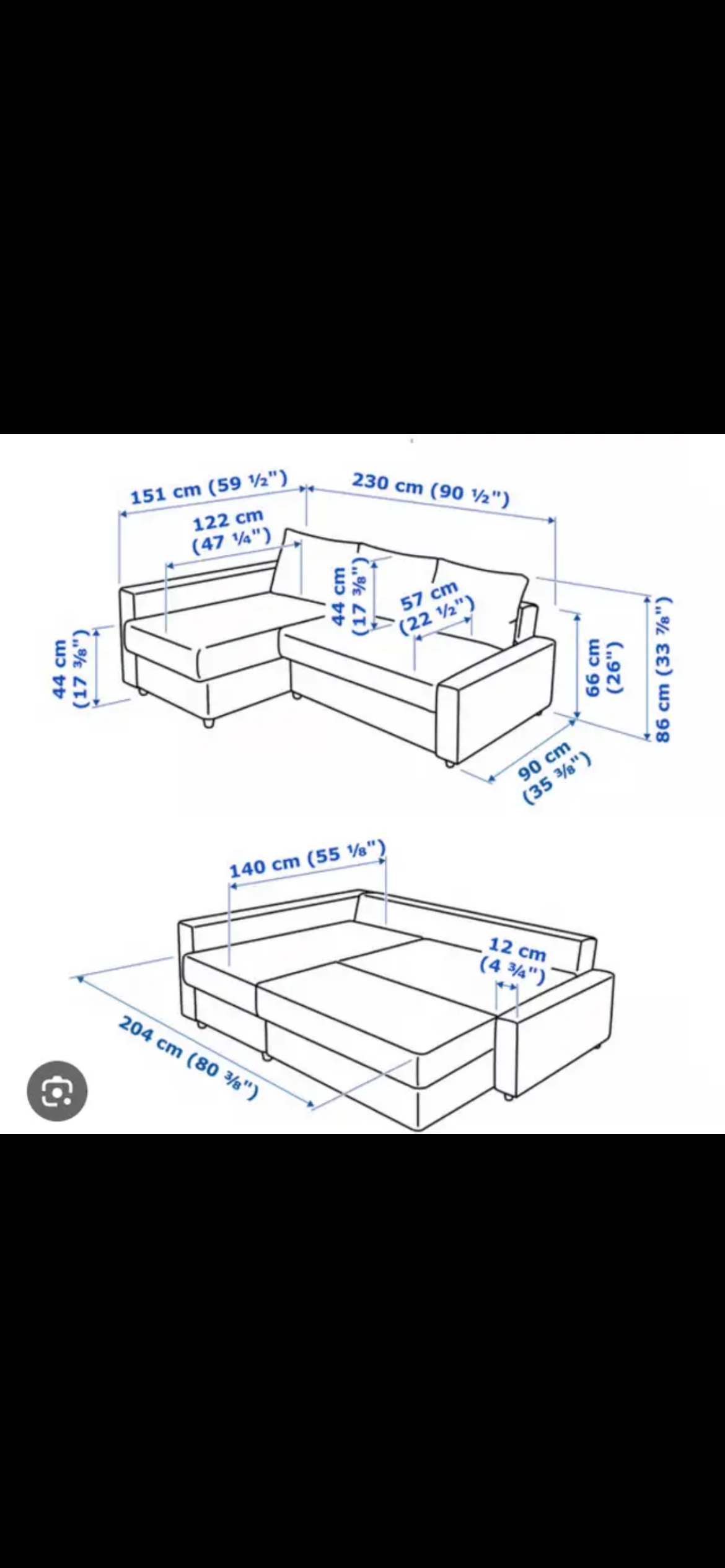 IKEA FRIHETEN Corner Sofa-Bed sectional - photo 4