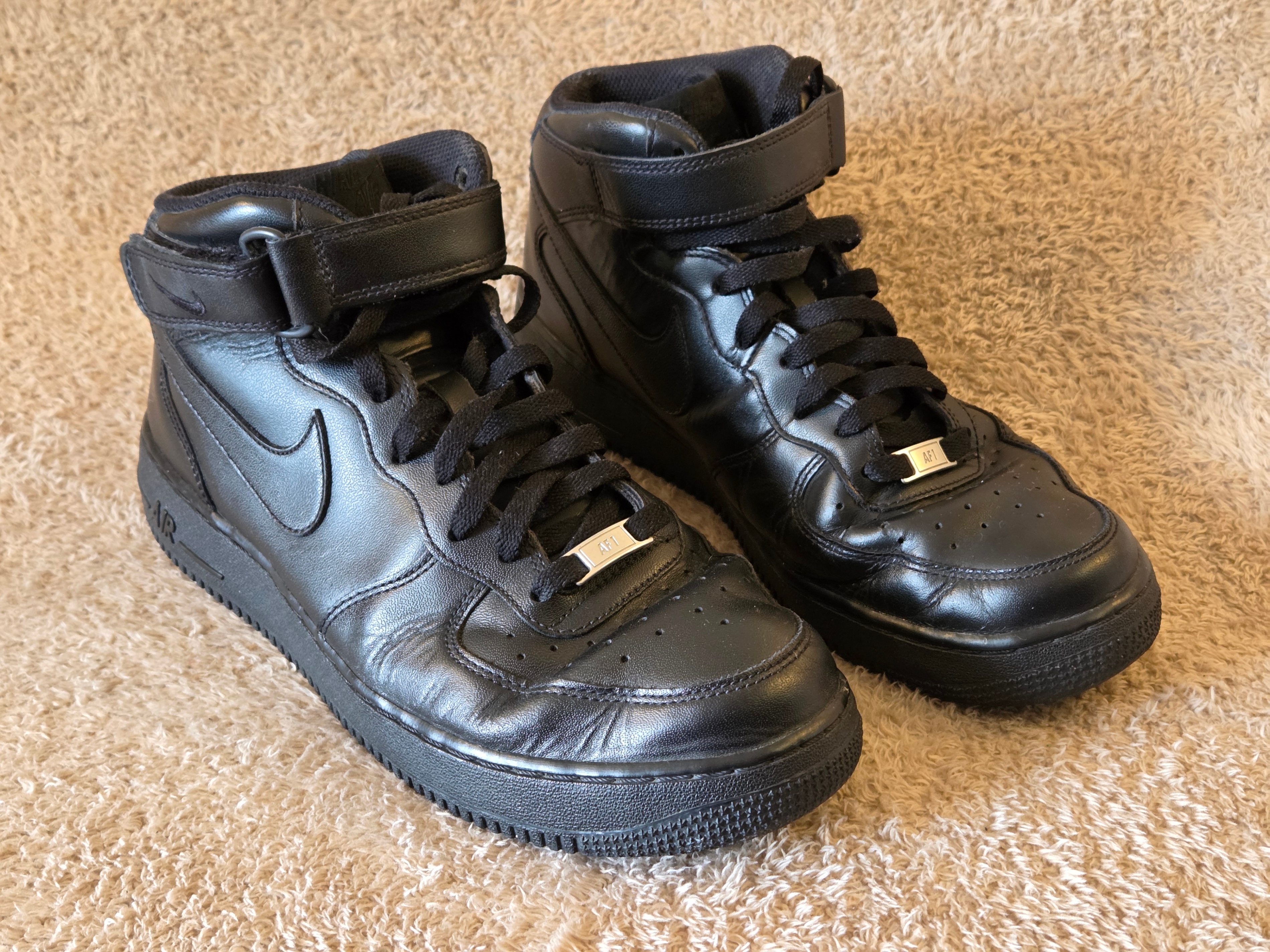 Nike Air Force 1 Mid '07 Triple Black Men's US 10 - photo 2