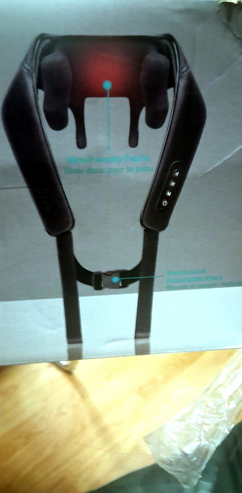 Nekteck Cordless Kneading Neck Massager with Heat