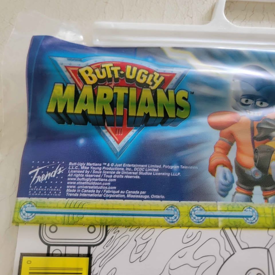 vintage Butt-Ugly Martians "Doodle Bag Mini Valise" activity - photo 3