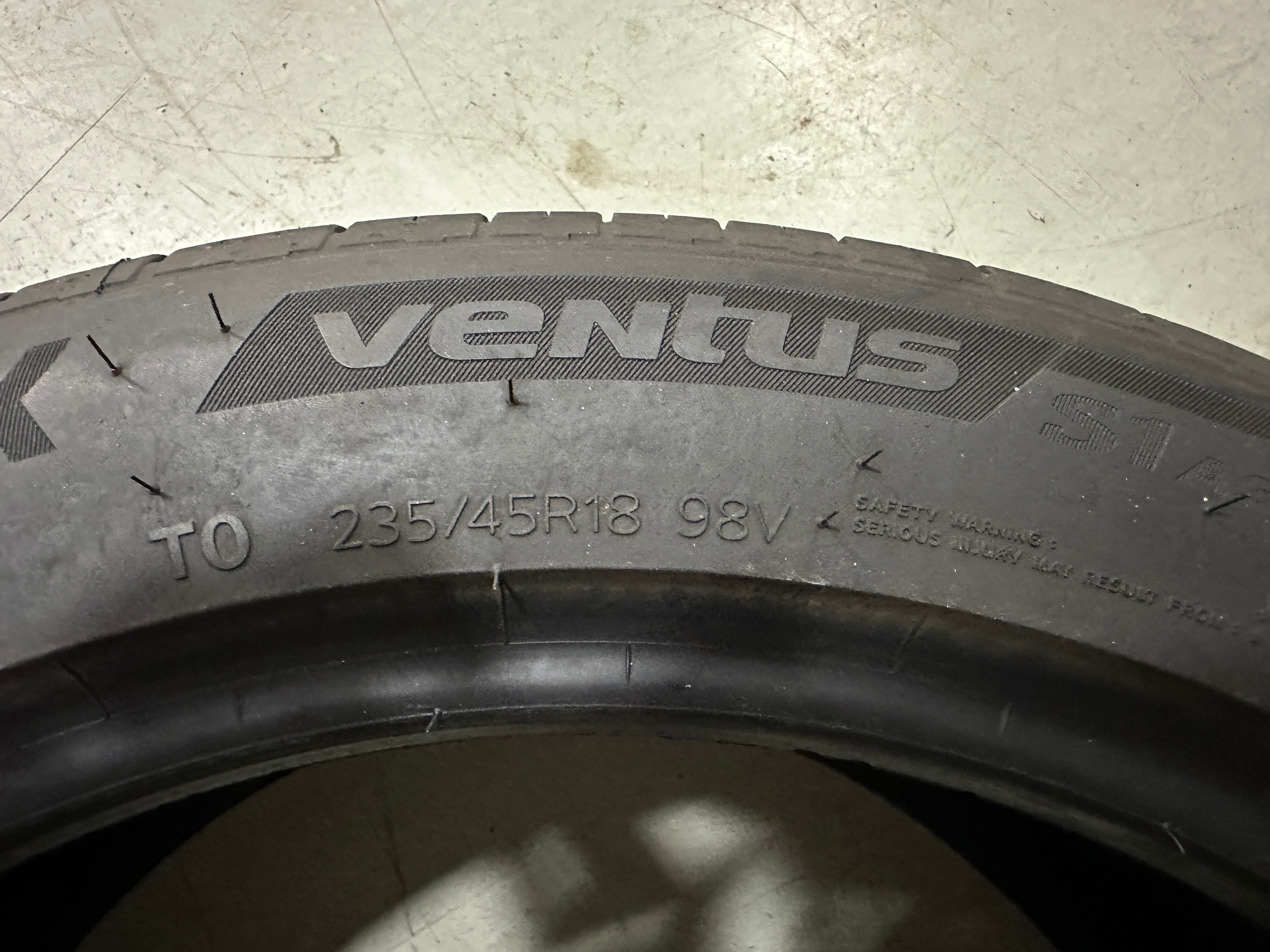 Hankook VENTUS S1 AS H125 Size: 2354518 98V (T0) 235/45/18 - photo 4