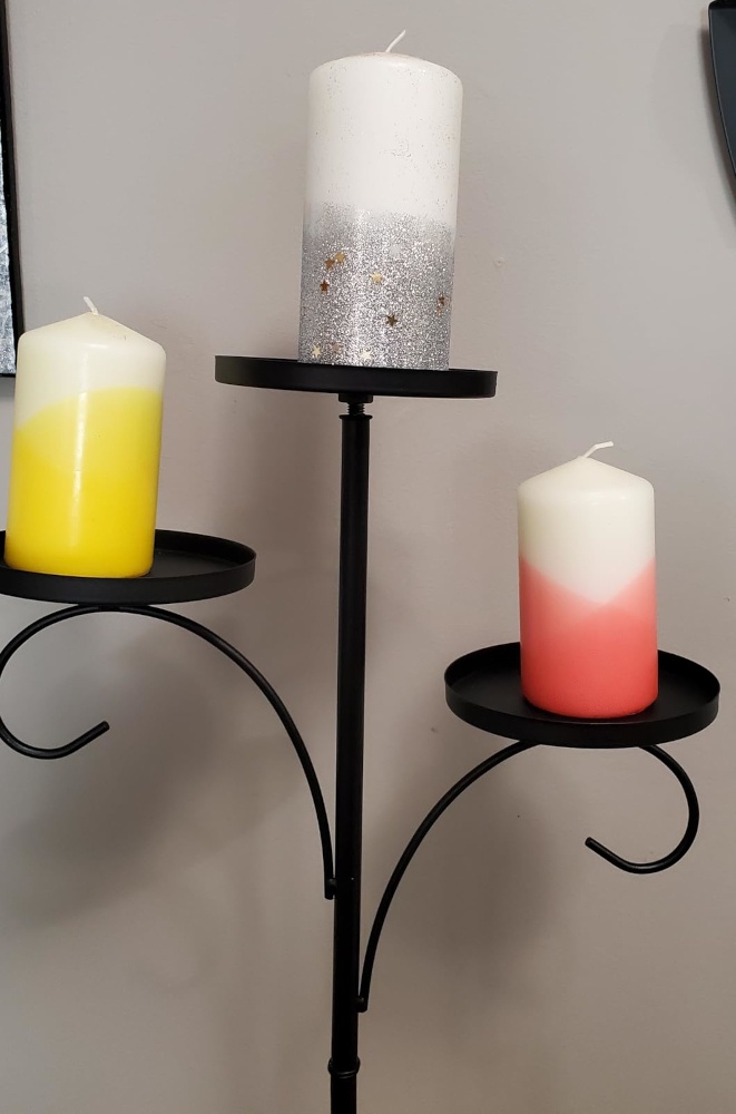 Unique 3-Tier Christmas Tree Topper Candle Holder (35.4") - photo 5