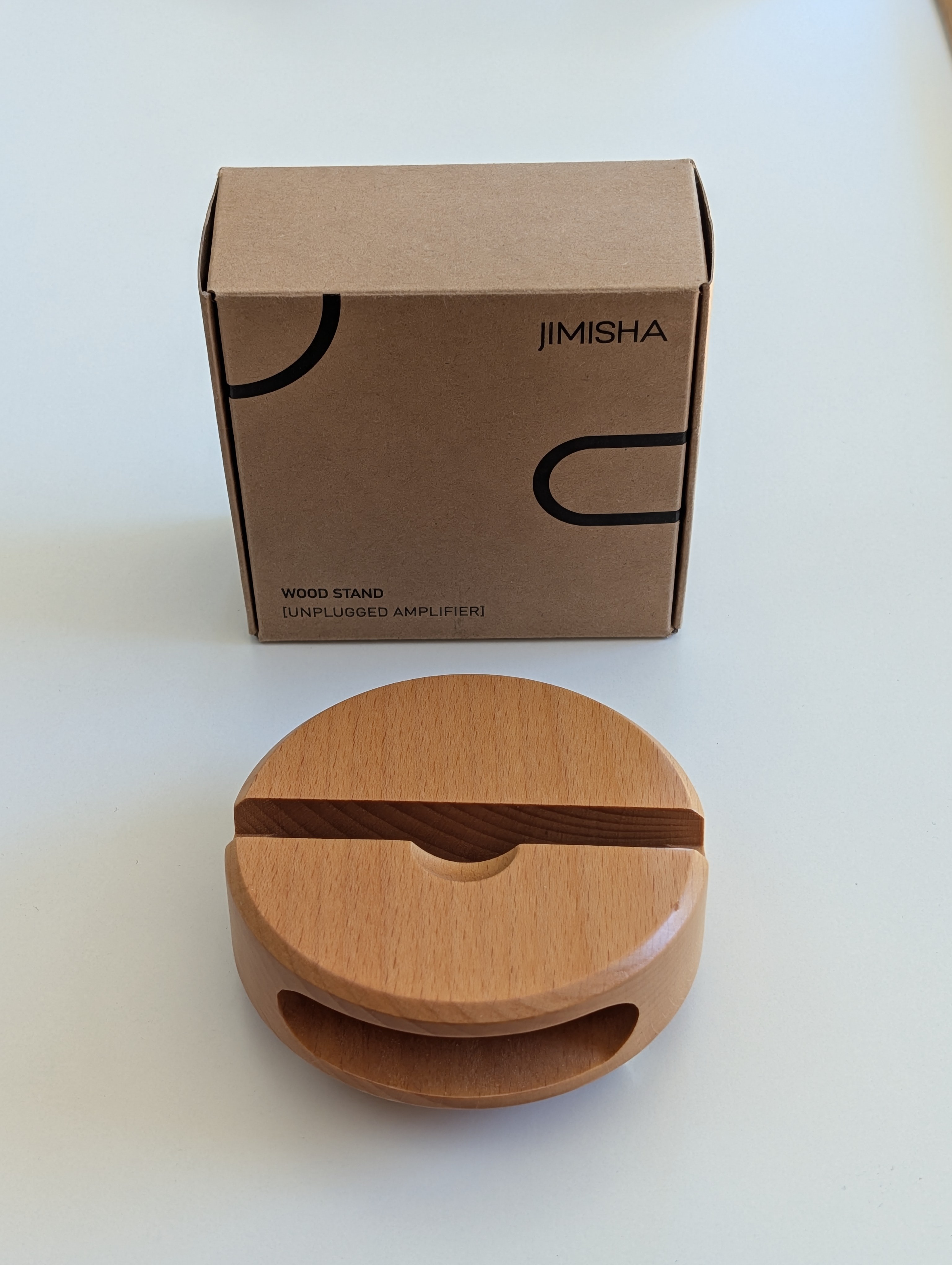 Wood phone stand / amplifier