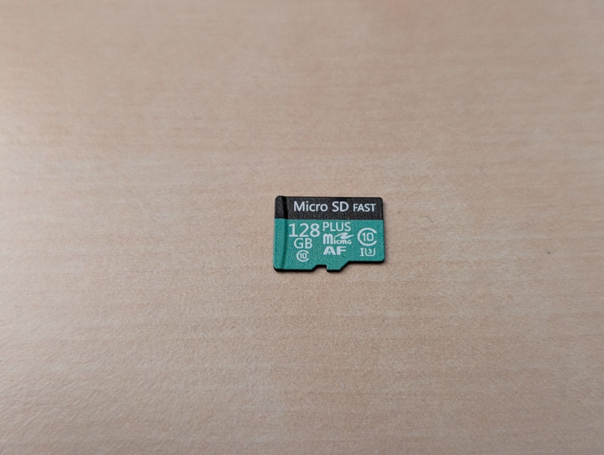 MicroSD card 128GB
