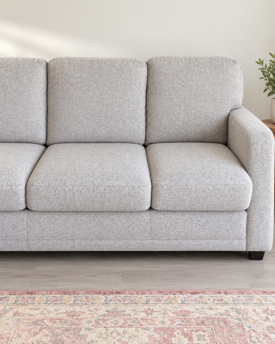 Light Grey 3-Seater Sofa / Couch – Excellent Condition – $500 - photo 4