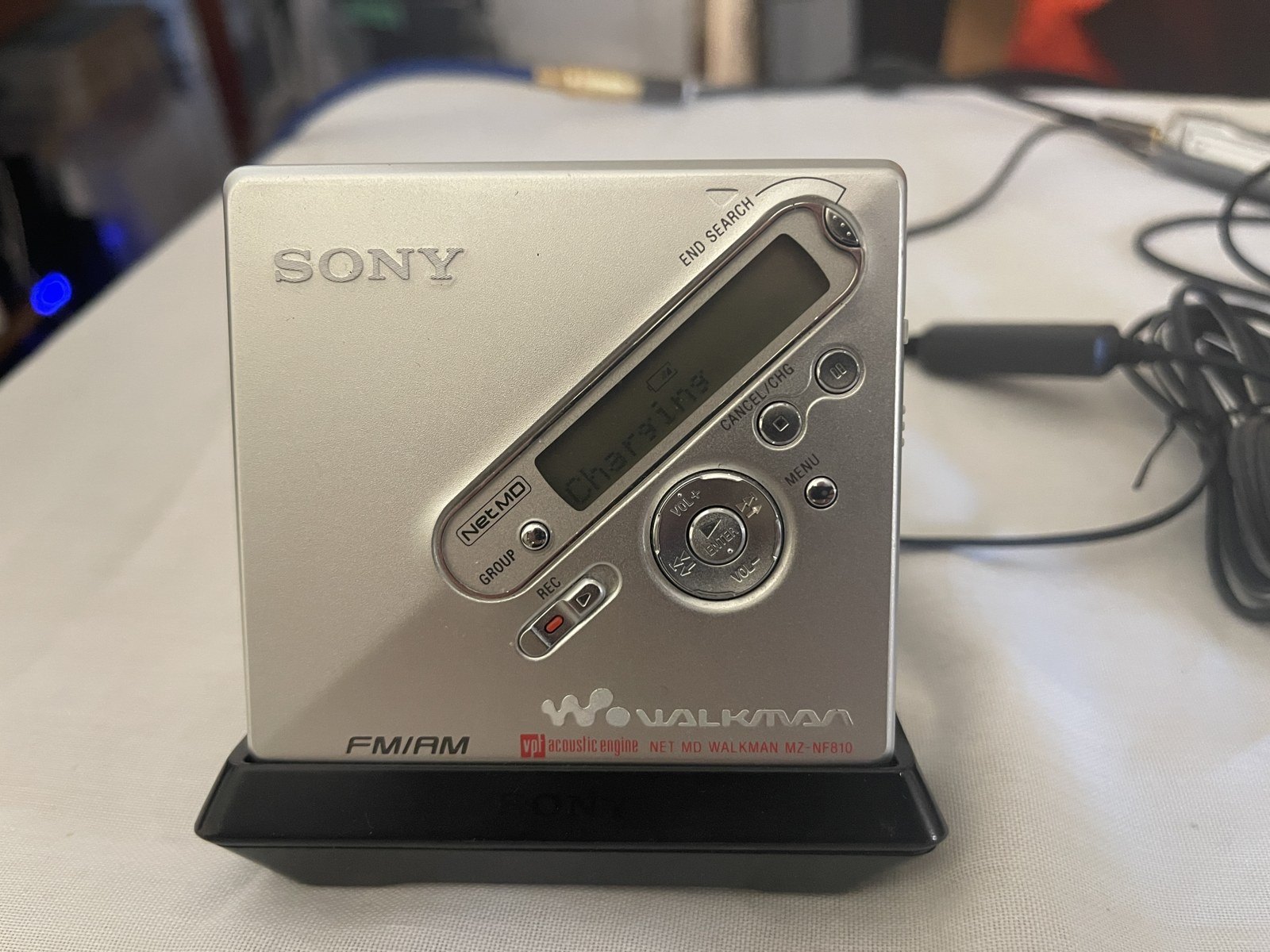 Sony MZ-NF810 Net MD Walkman MiniDisc - Tested