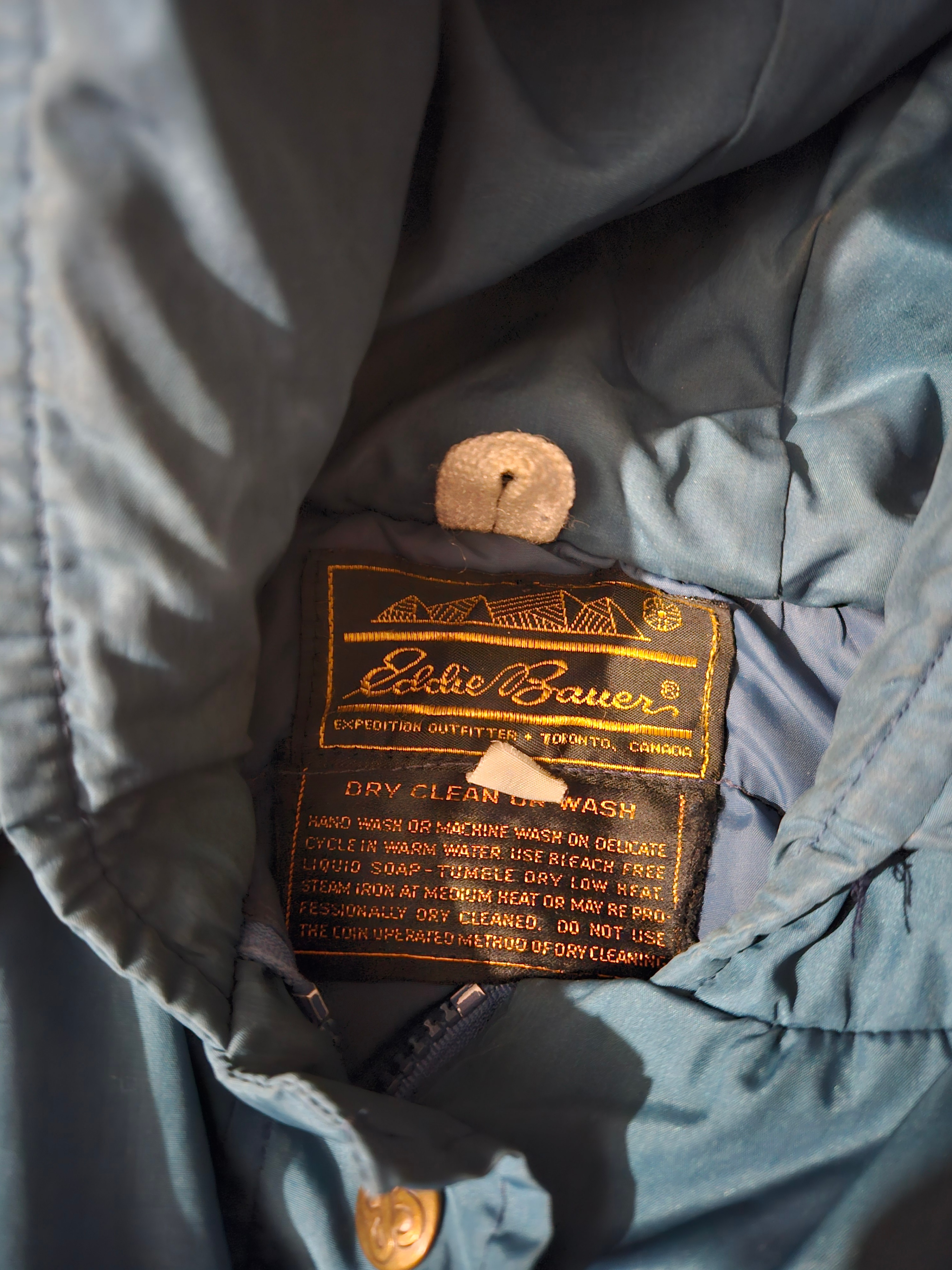 Vintage Eddie Bauer Women's Down Coat / Parka w/ Fur Hood, Sz M - photo 4