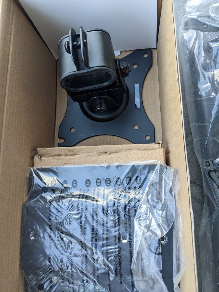 VIVO Dual VESA Adapter, Horizontal Assembly Mount for 2 Monitor - photo 3