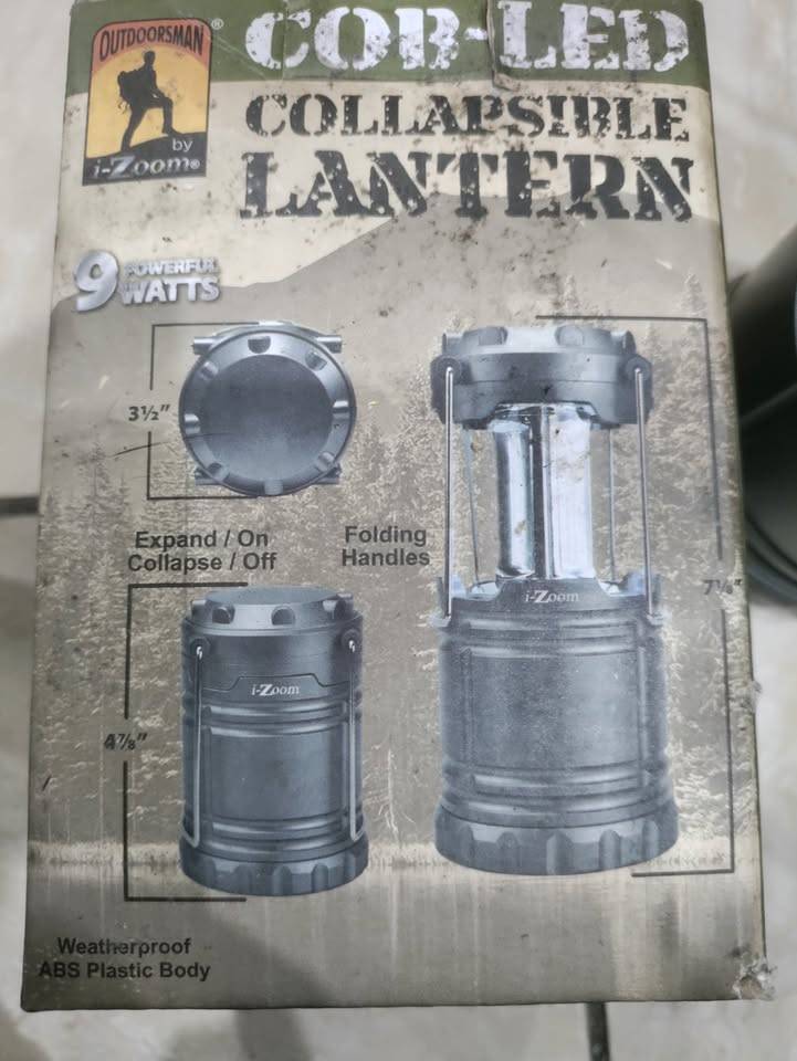 COB-led lantern, 9 watts, 600 lumens, 3 AA batteries included - photo 3
