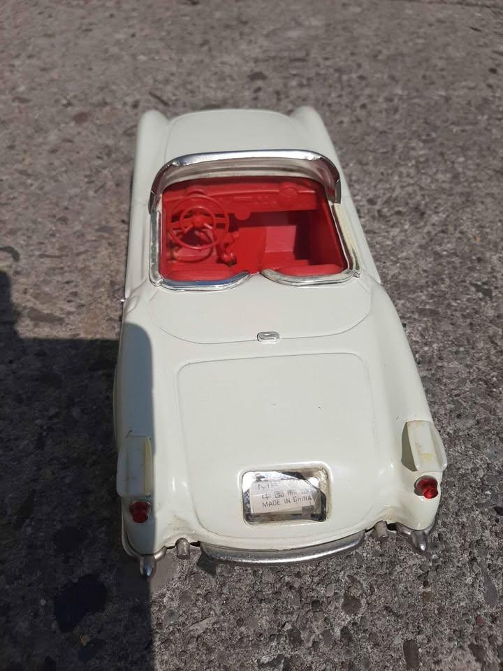Vintage tin friction toy car Corvette Mf 317 mf317 - photo 3