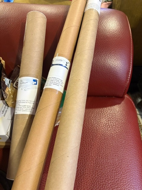 UV Replacement Lamps & Sleeve Kits: 602806, TUVL-215, 602810-103