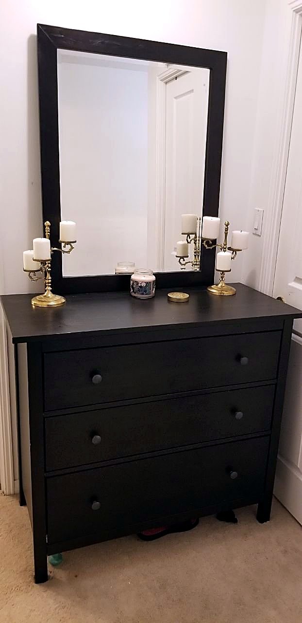 Ikea 3-Drawer Chest or Dresser Black-Brown - photo 4