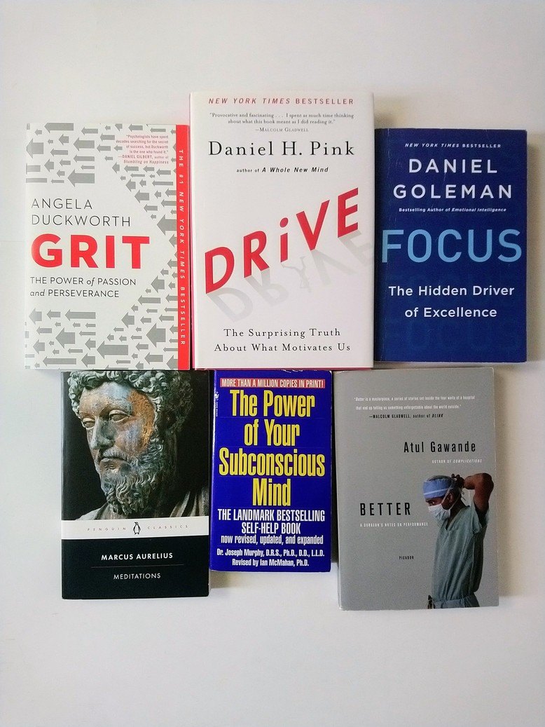 Motivation, Focus & Perseverance books!