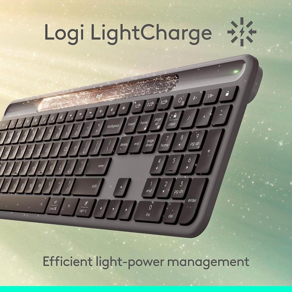 Logitech K980 Wireless Bluetooth Keyboard – Multi-Device, - photo 4