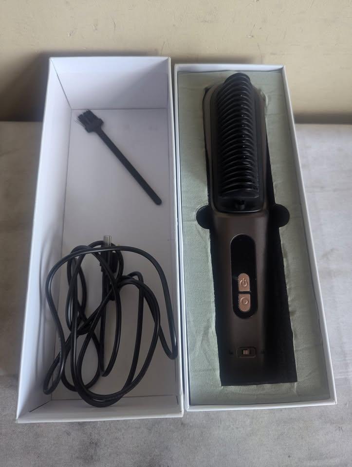 Hair Straightener Brush, KIORA K-Beauty Cordless brush, USB