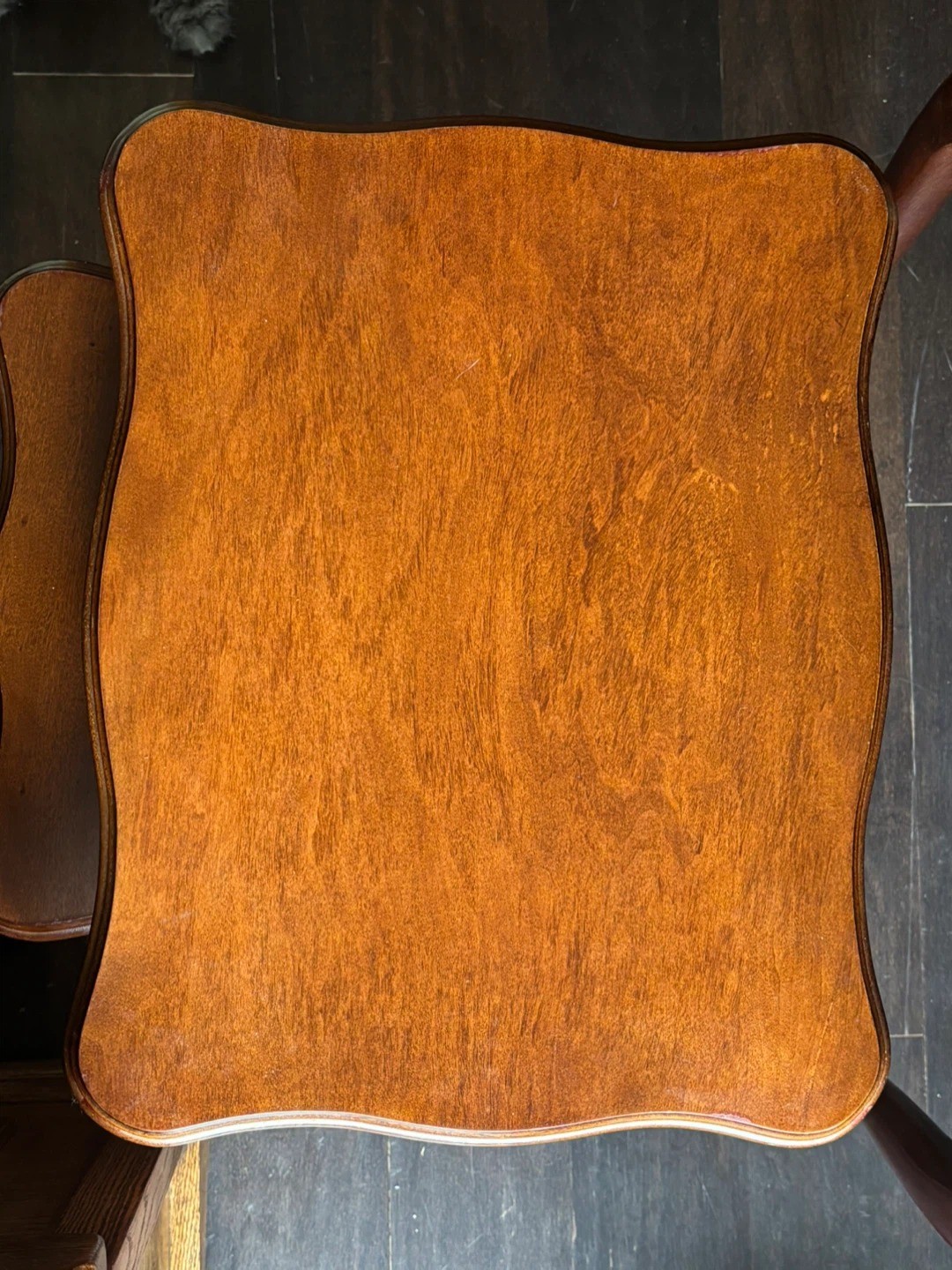 Set of Three Wooden Nesting Tables - photo 4