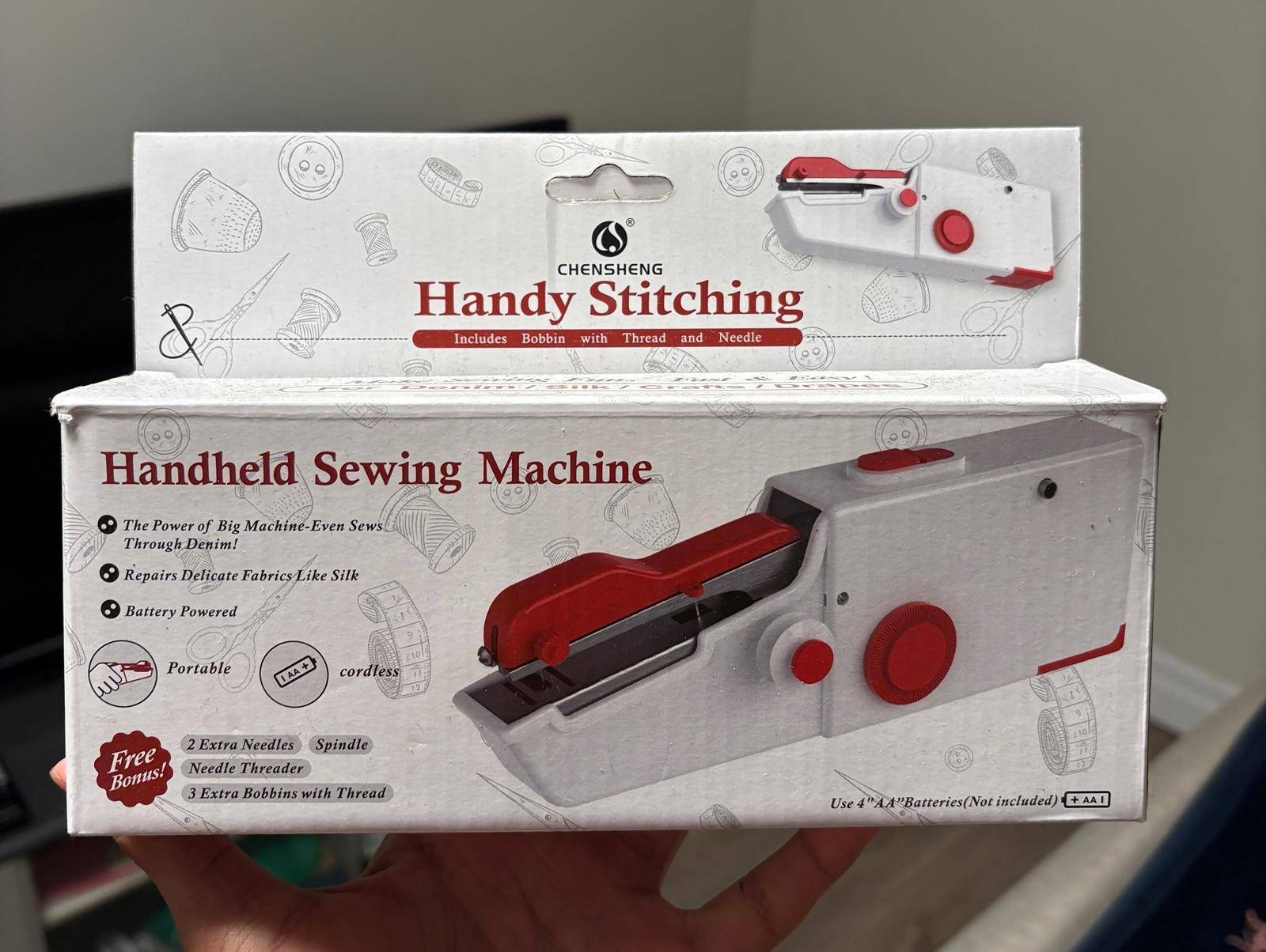 CHENSHENG Handy Stitching Handheld Sewing Machine