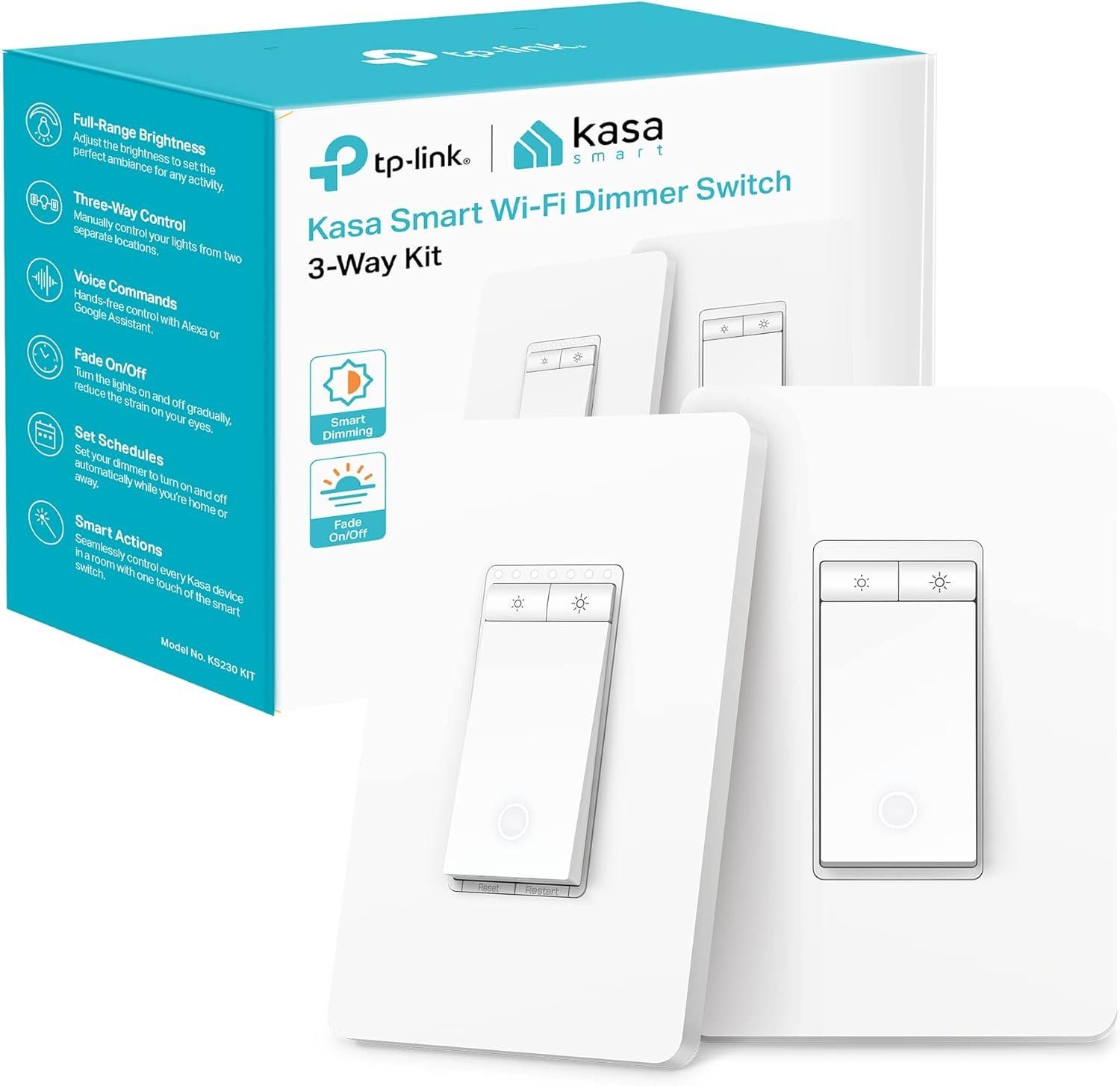 NEW Kasa Smart 3-Way Dimmer Light Switch Kit (KS230 KIT) - photo 3