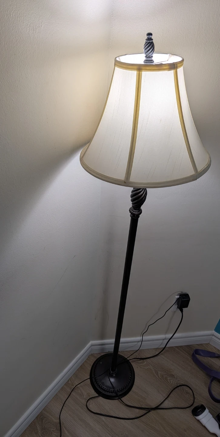 Moving out sale -Twisted Column Floor Lamp - photo 2