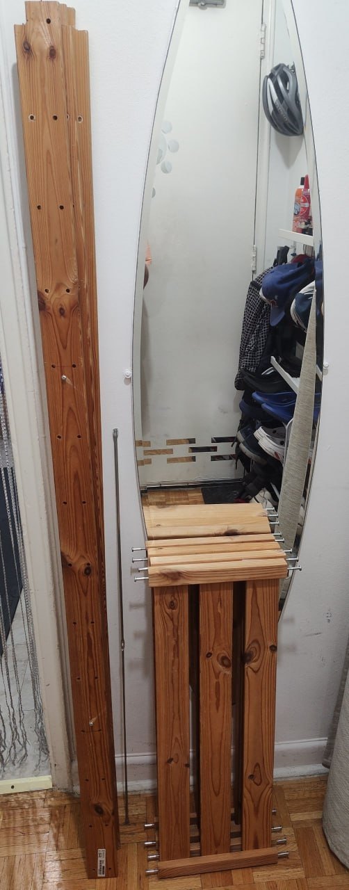 IKEA HEJNE Solid Wood Storage Shelf / Garage & Pantry Organizer - photo 4