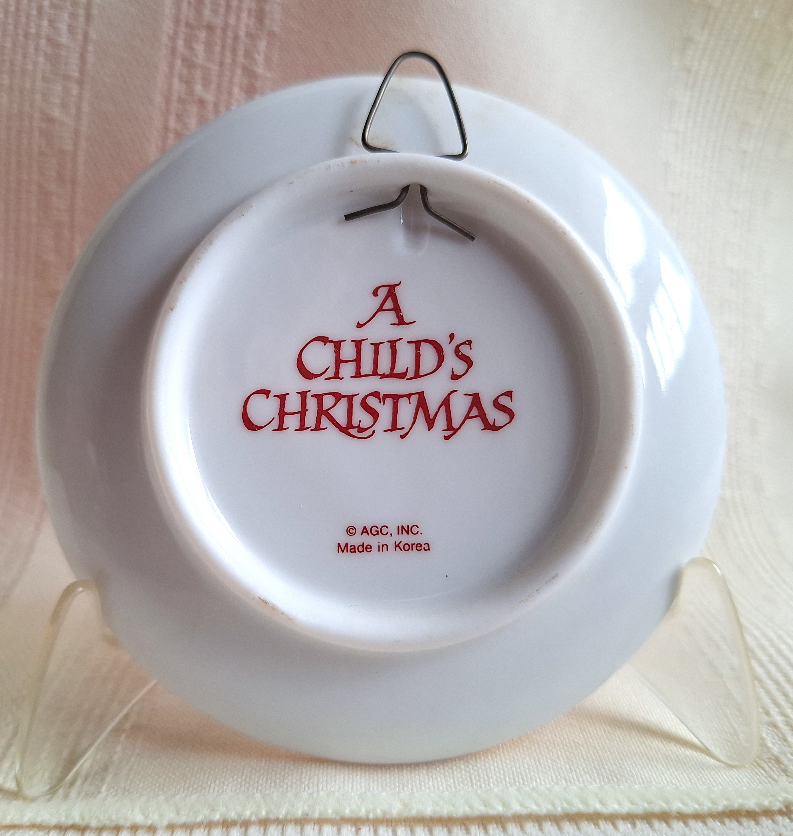 A Child's Christmas Decorative Collector Plate - photo 2