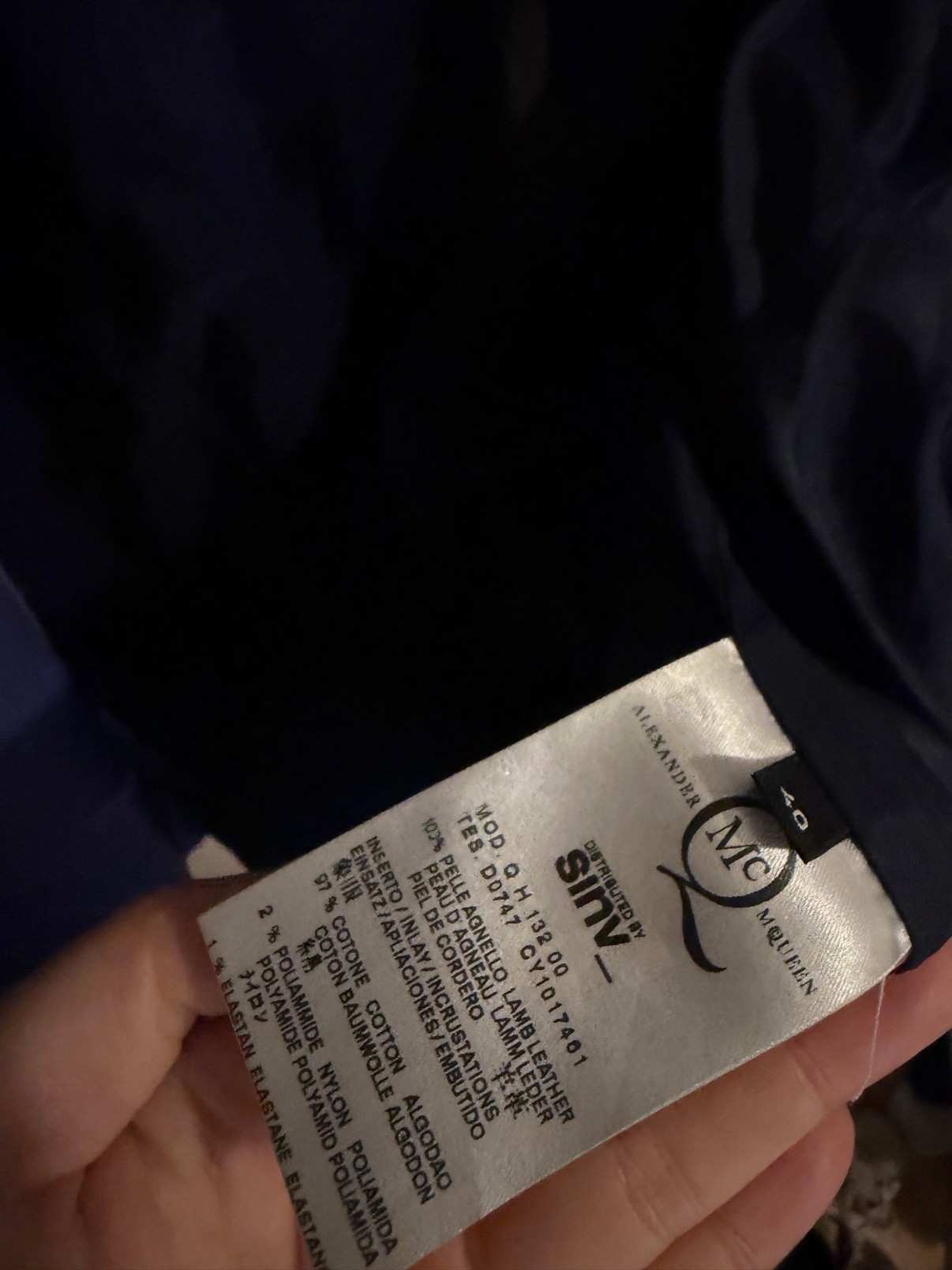 McQ Alexander McQueen Purple Leather Bomber 40 - photo 3
