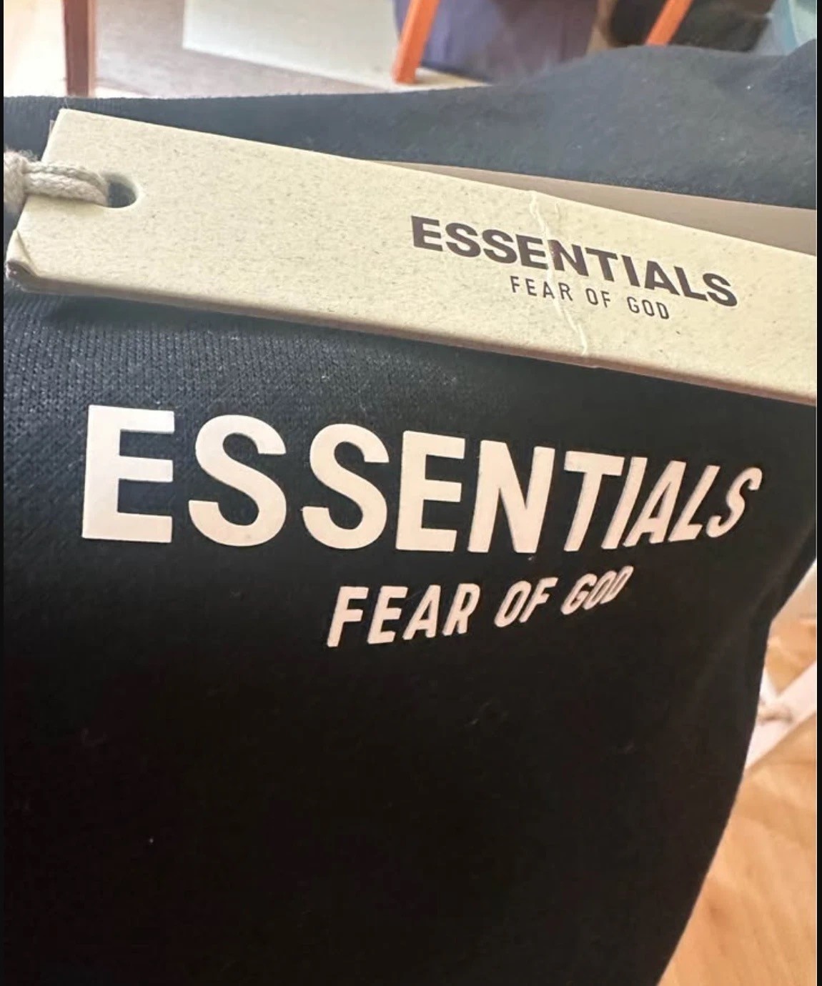 Black Men's Essentials Hoodie (Fear of God) - photo 3