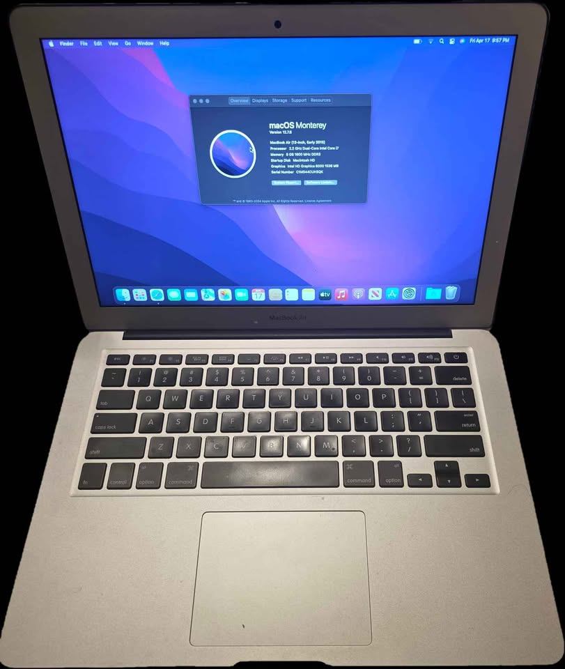 Apple MacBook Air 13 (Early 2015) Core i7 8GB RAM