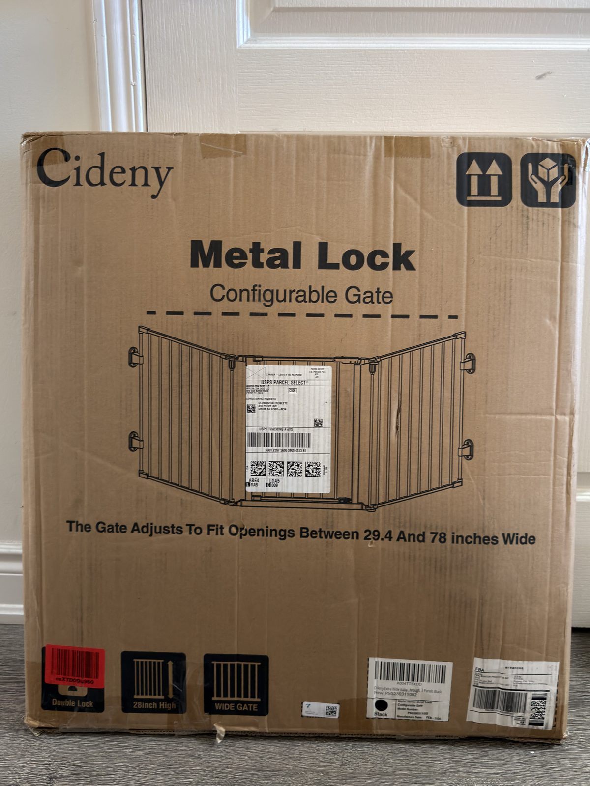 Cideney Metallock Configurable gate