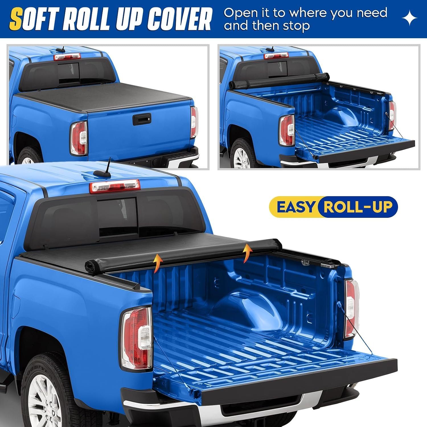 MSRP $420 Soft Roll-up Truck Bed 2015-2026 Chevy Colorado & GMC - photo 5