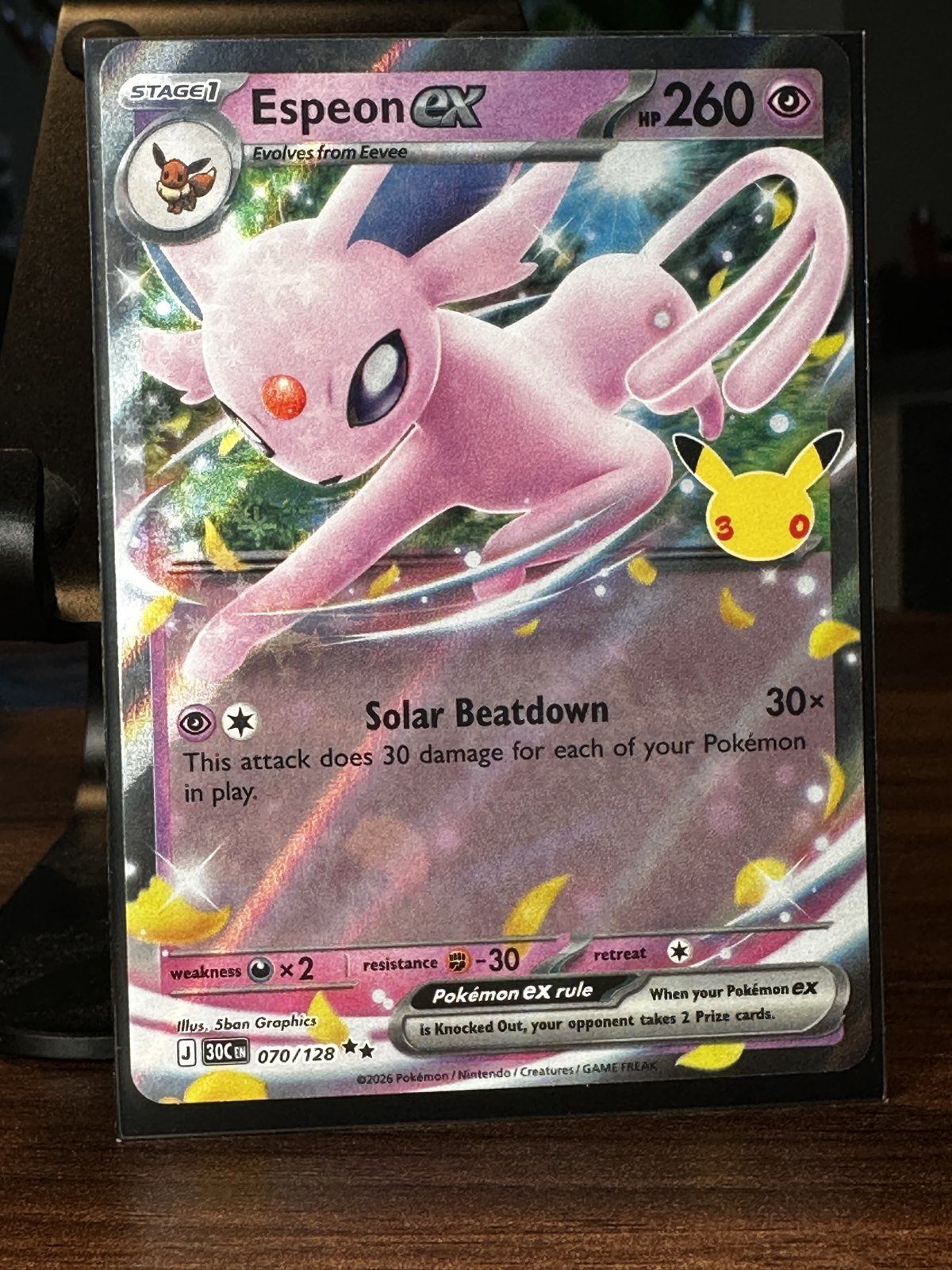 Espeon ex 070/128 - Pokemon 30th Celebration