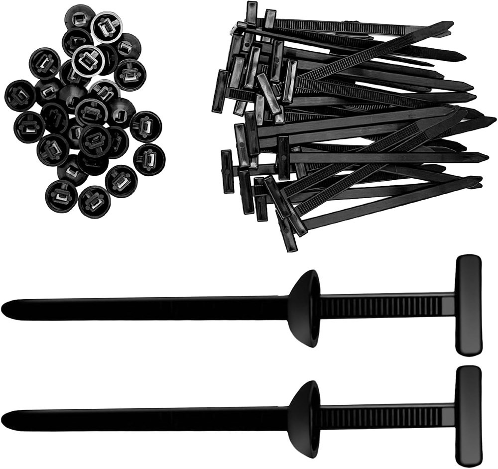 120PCS Universal Nylon Cable Tie Buckles – Heavy Duty