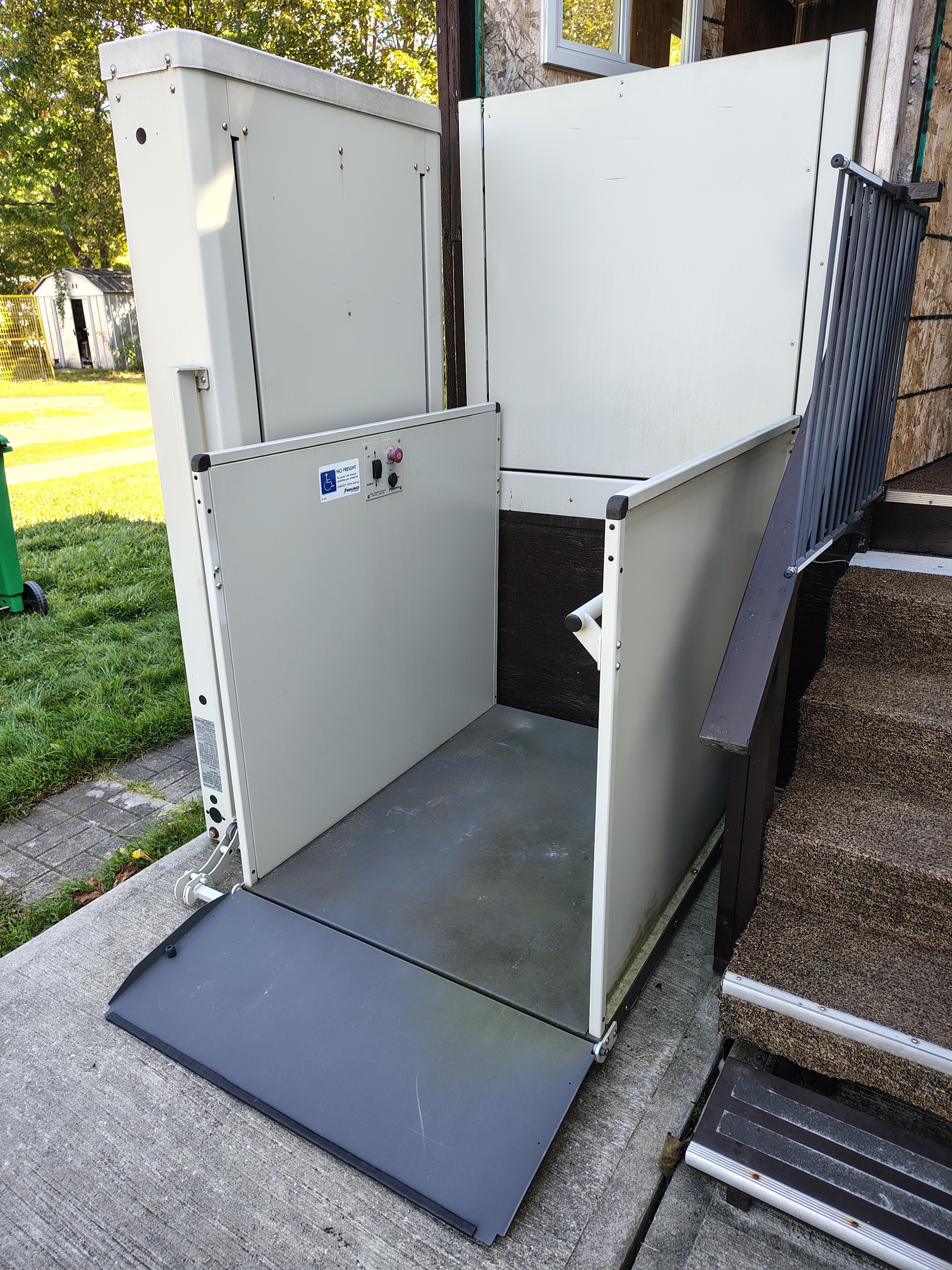 Used Bruno Vertical Platform Lift Model 3100