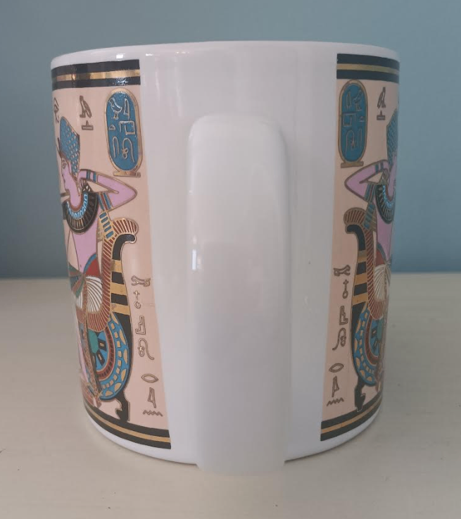 Vintage Luxor Hotel Las Vegas mug - gold accents Egyptian theme - photo 4