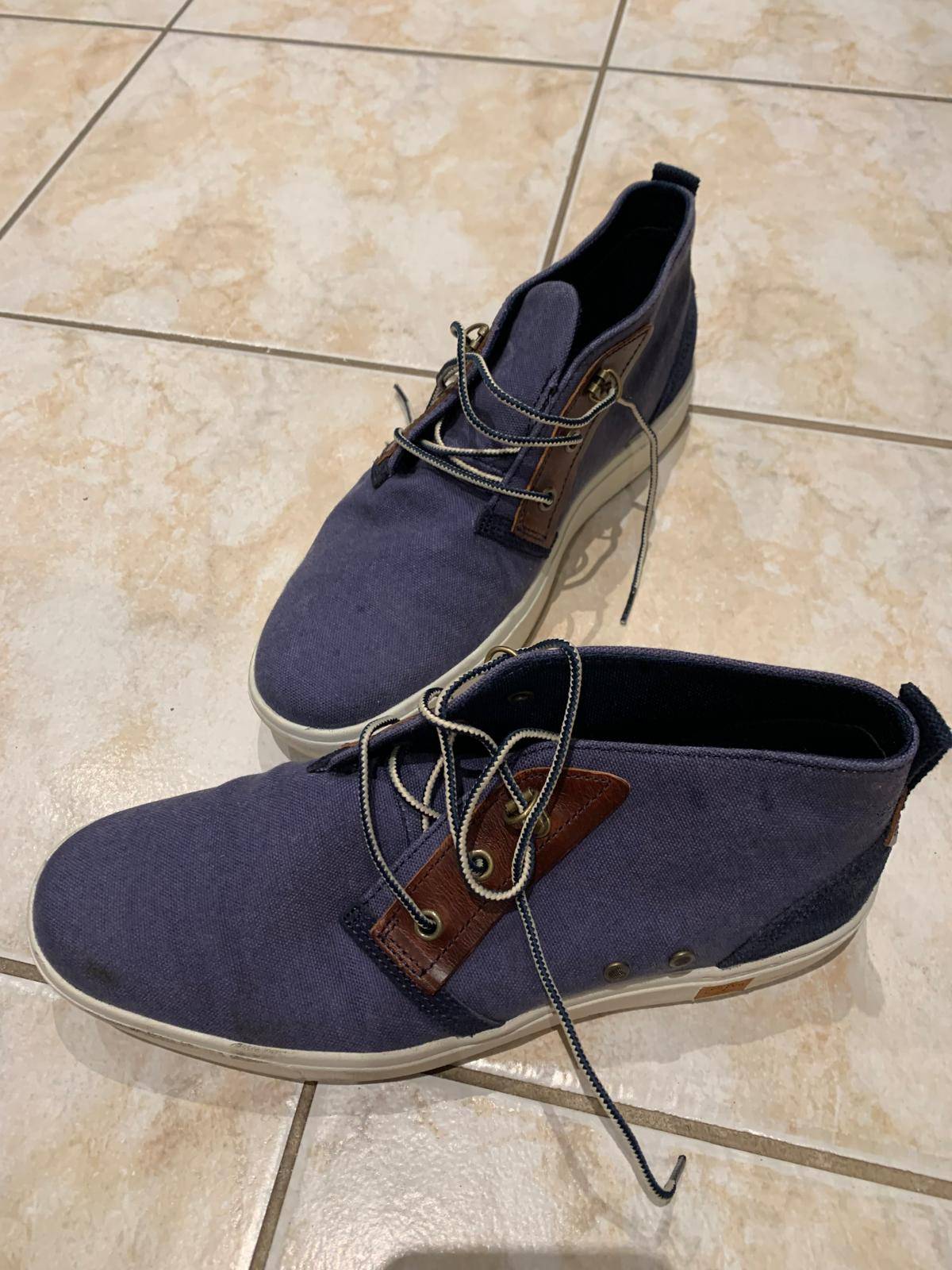 Timberland Amherst Chukka Canvas Lace-Up  Blue/Vintage Indigo